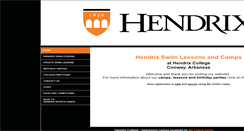 Desktop Screenshot of hendrixswimcamps.com